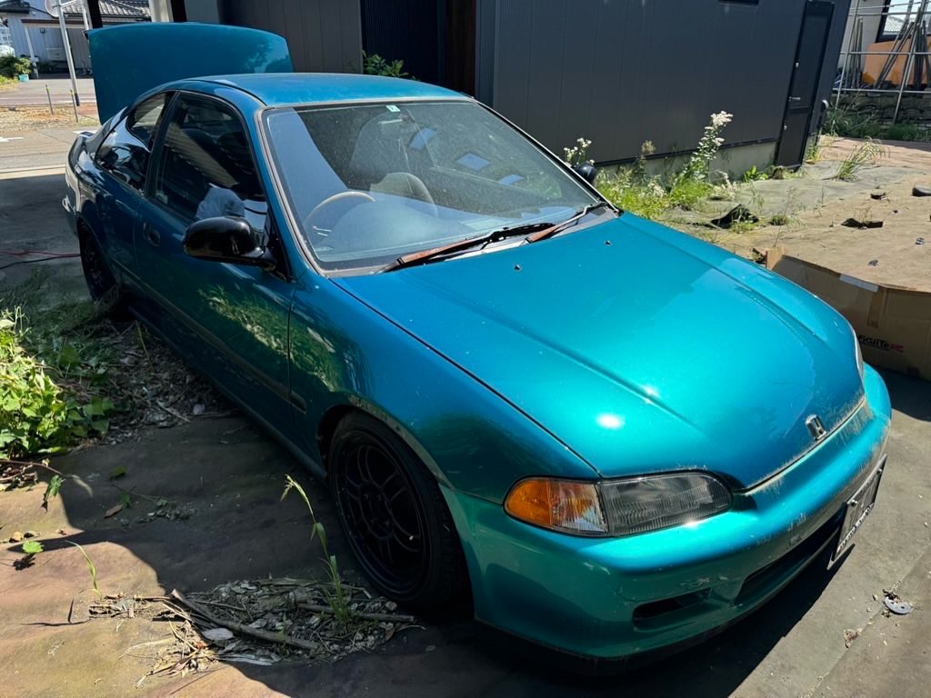 岐阜県シビックフェリオ廃車