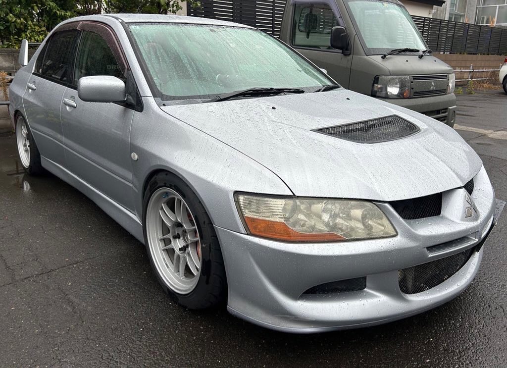 ランエボ事故車