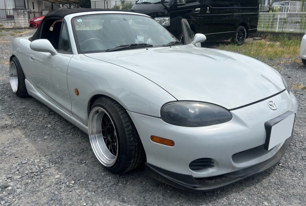 埼玉県ロードスター事故車