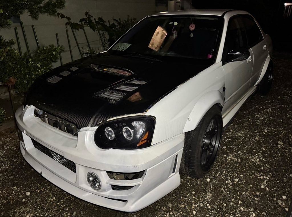 千葉県インプレッサ事故車