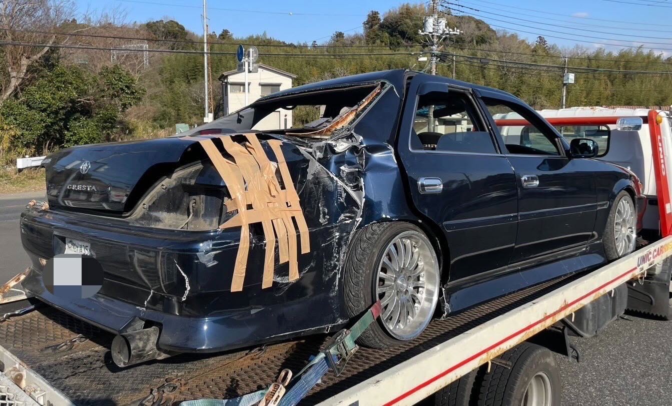 千葉県クレスタ事故車6 千葉県クレスタ事故車6