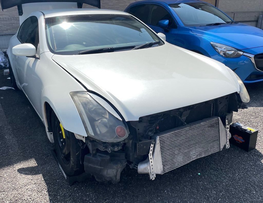 0722スカイライン事故車