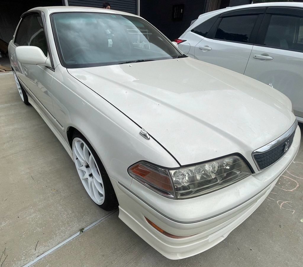 1006マーク２事故車