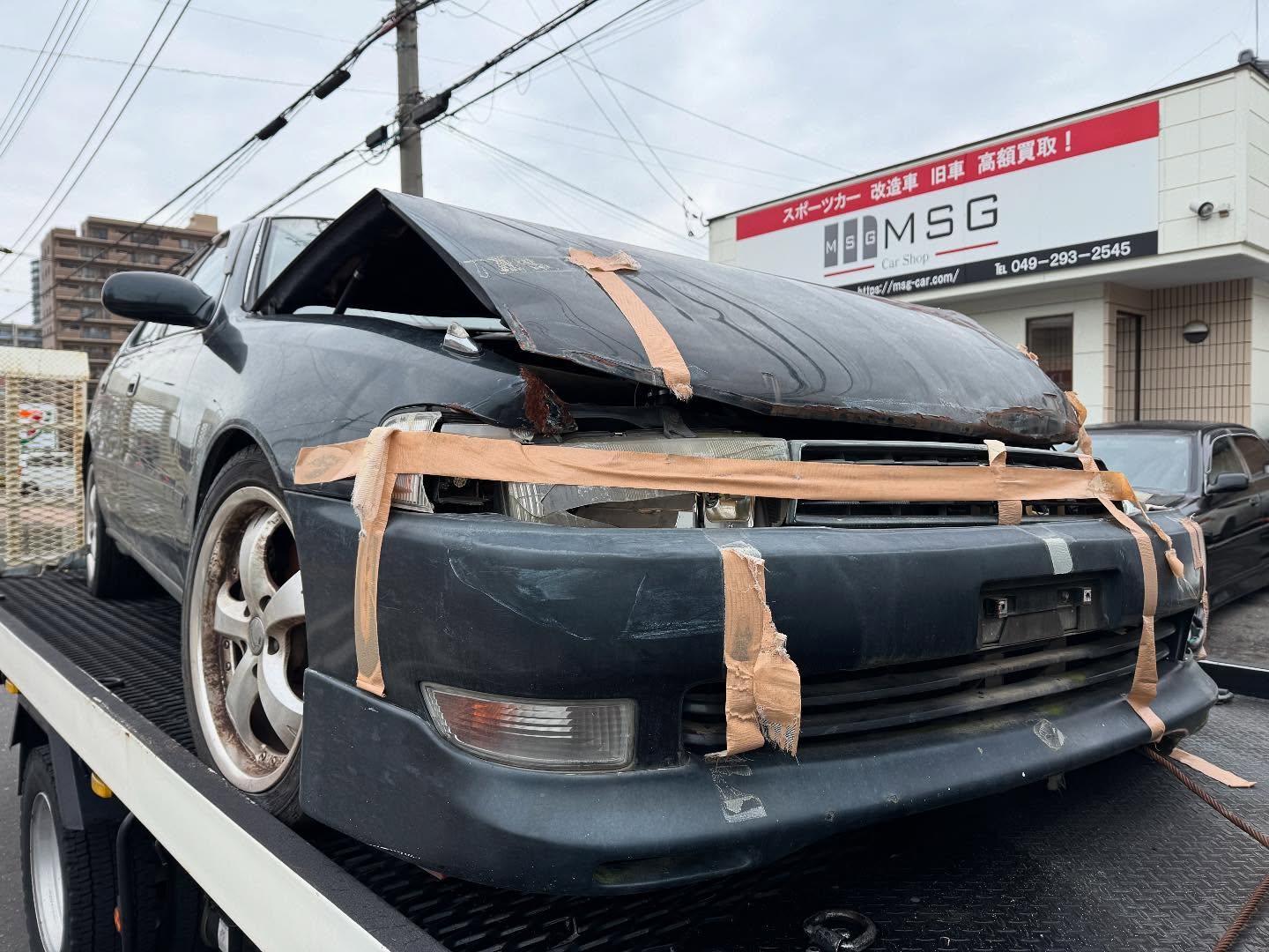 埼玉県クレスタ事故車