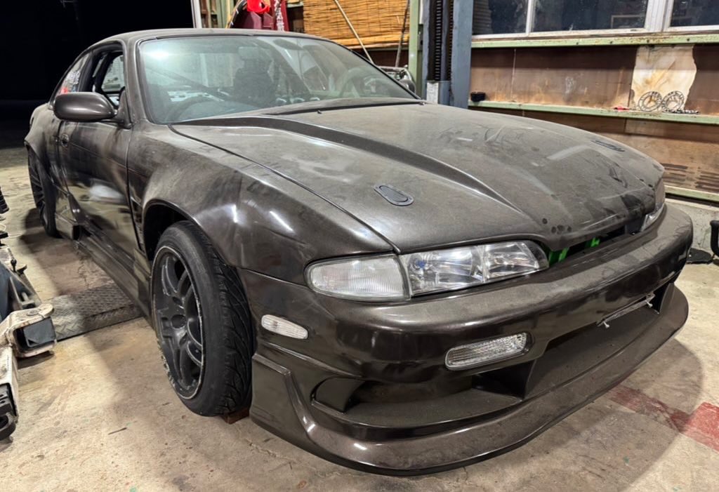 シルビア事故車