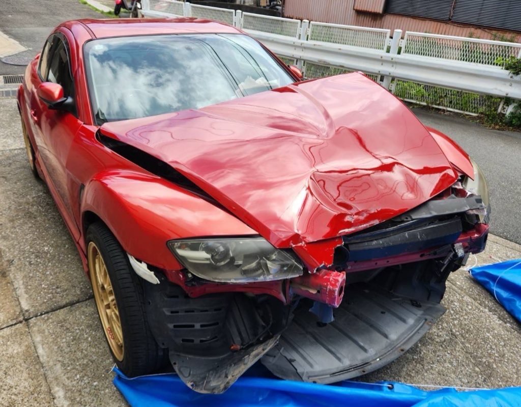 山梨県RX8廃車