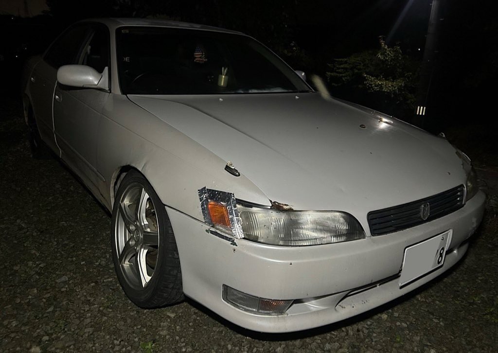 マーク2事故車